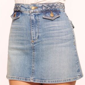 Ramy Brook Stafford Denim Miniskirt